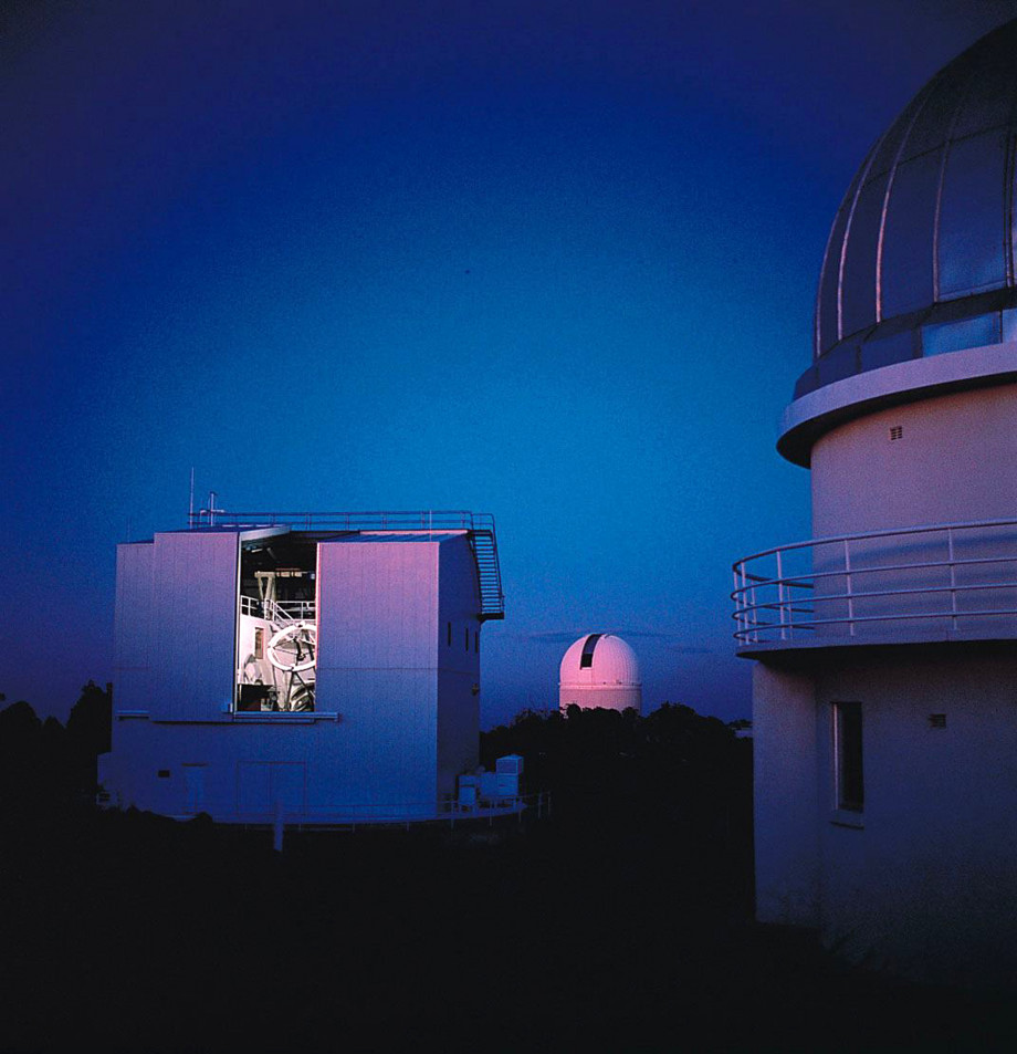 The Australian National University's 2.3m telescope at Siding Spring Observatory in northwest New South Wales.