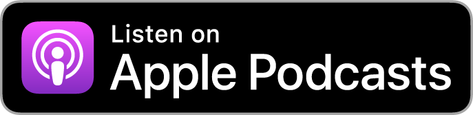 Badge saying "Listen on Apple Podcasts".