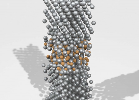 A simulation of atoms
