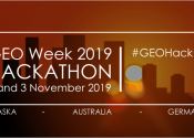 GEO Week 2019 Hackathon 2 and 3 November 2019.