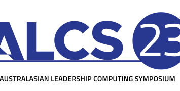 Logo for ALCS in purple lettering